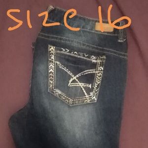 2 pair jeans